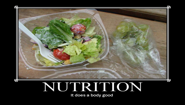 Nutrition....It Does A Body Good