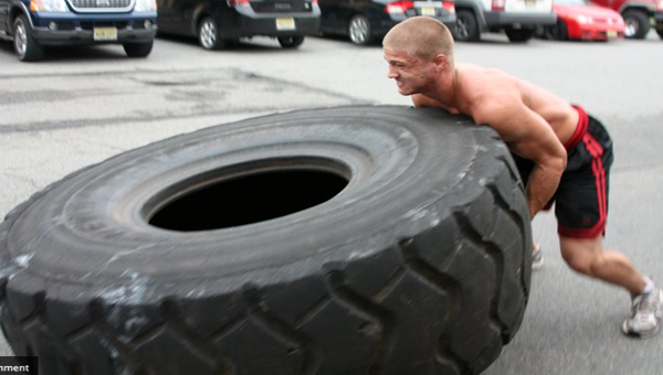 tire flip