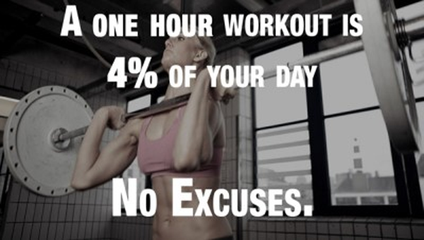 A One Hour Workout Is 4% Of Your Day