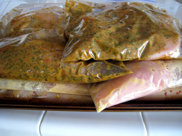 Chicken In Marinade Bags