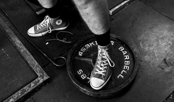 weight lifting in converse