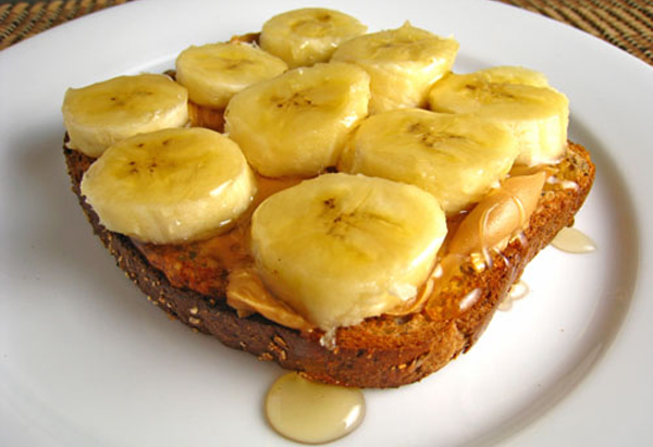 PB Banana Honey Toast