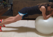 Stability Ball Ab Rollout